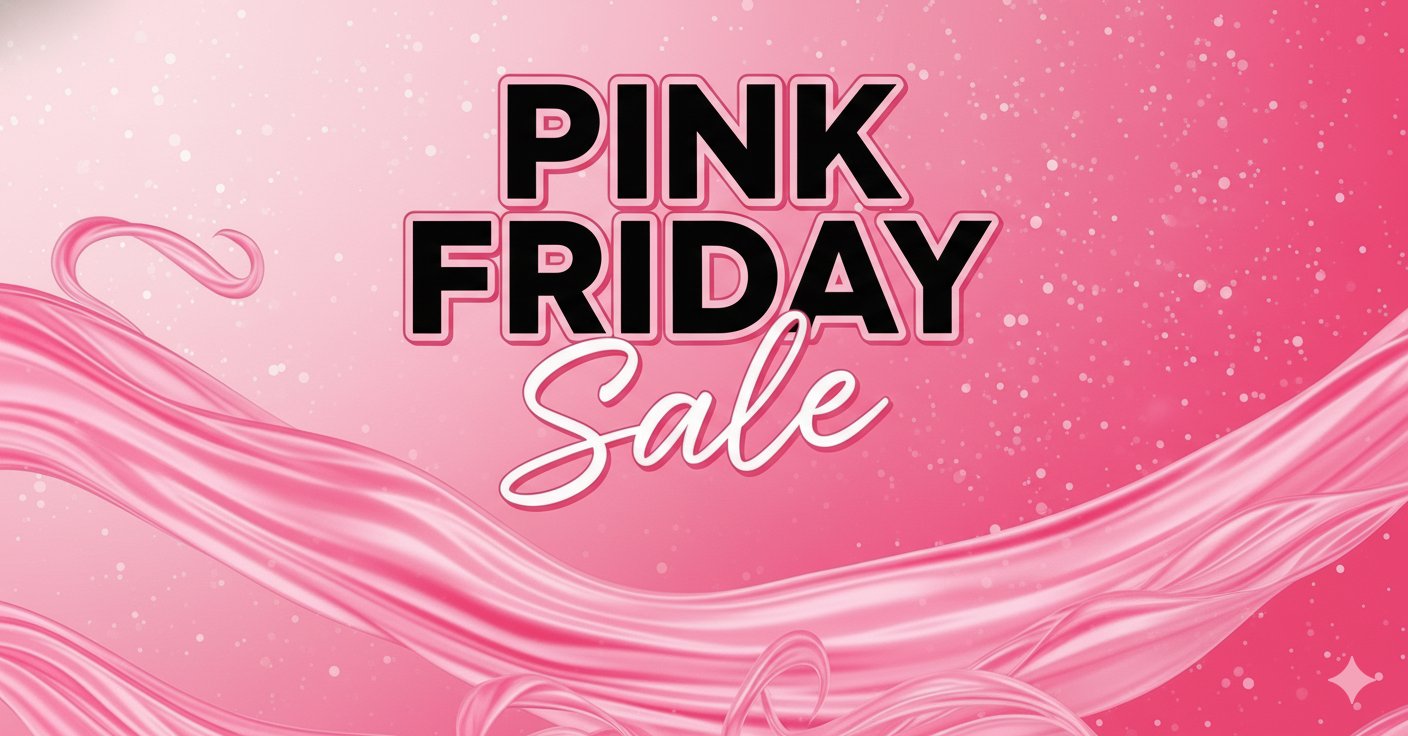 pink glittered empty background